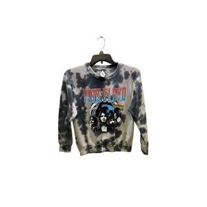 NWT Pink Floyd Grey and Black “bleached” design crew neck size Medium